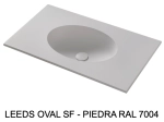 Plan vasque lavabo sur mesure : L 60 à 201 x P 40 à 51 cm, finition lisse mate, 10 couleurs au choix, Anti bactérien, résine Akrytan® teinté dans la masse, Livraison Offerte.